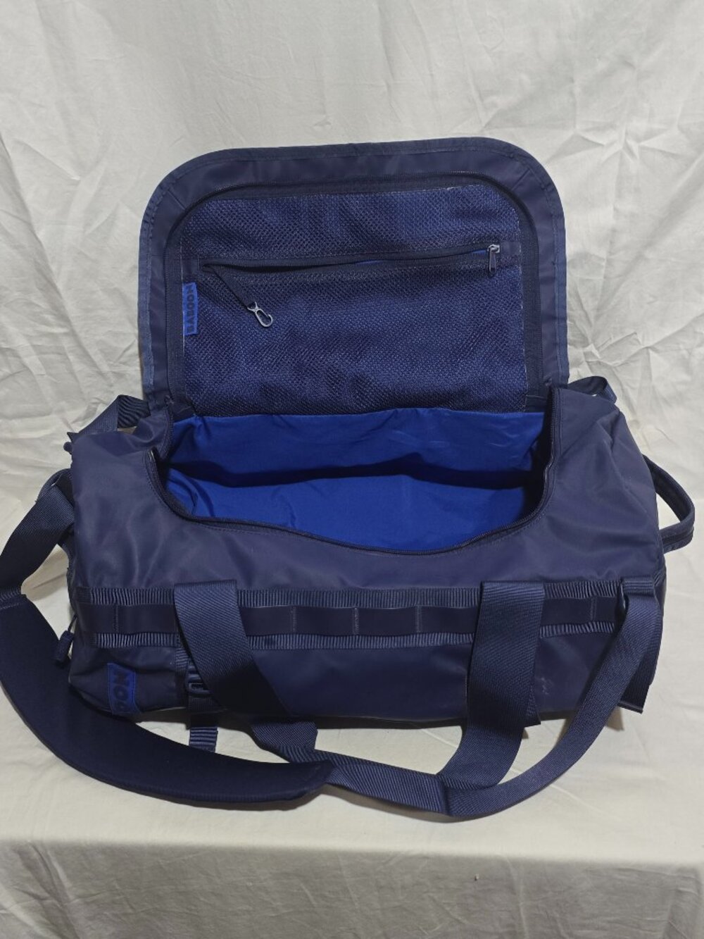 Baboon to the Moon Go Bag 40L Duffle Backpack - Blue
